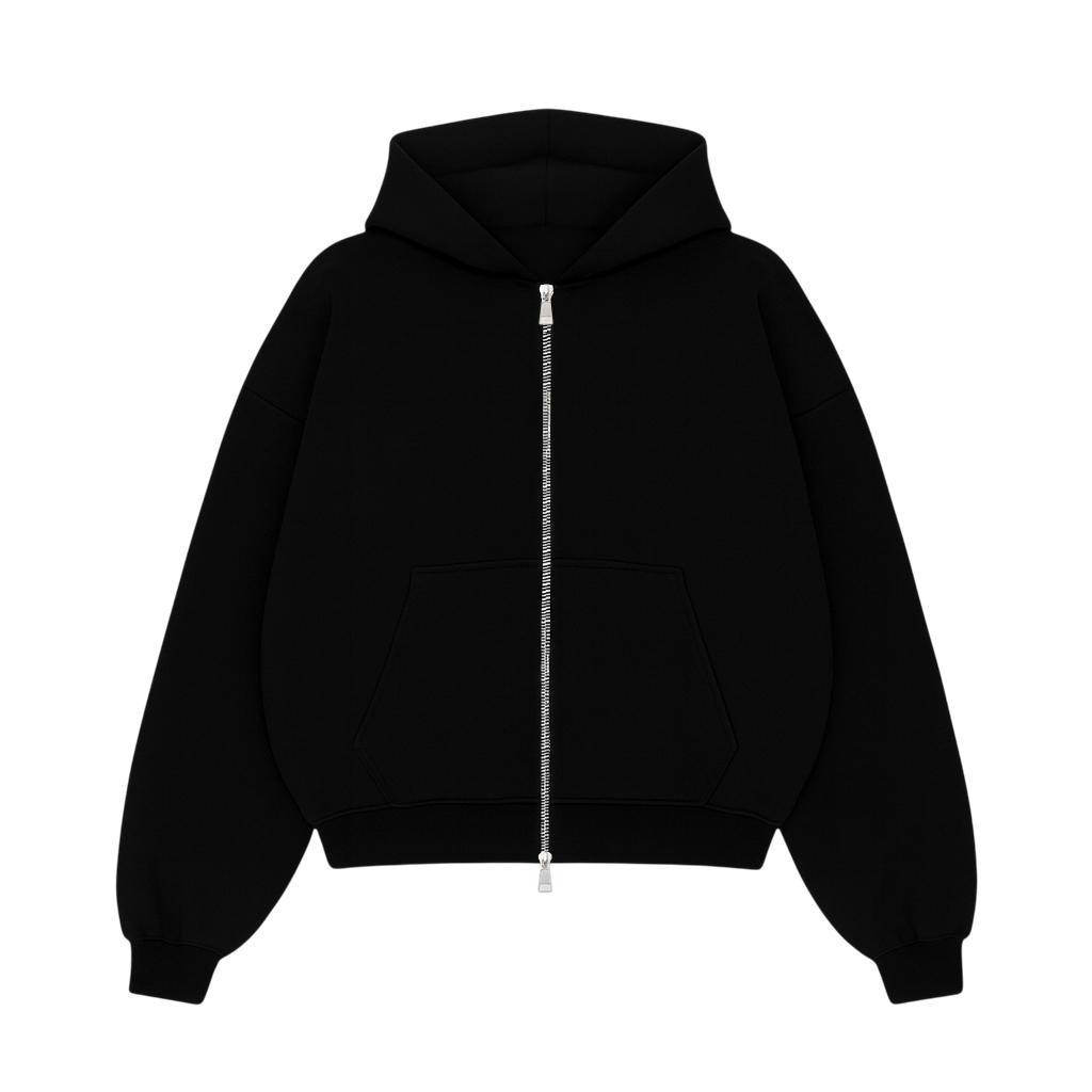 DOUBLE-ZIP JACKET (black)