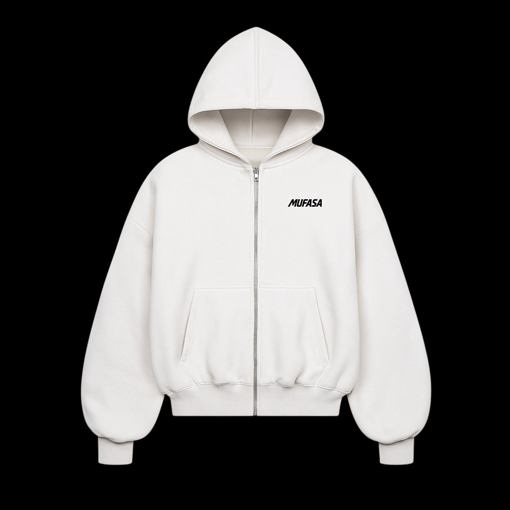 MUFASA  OFFWHITE  ZIPPER