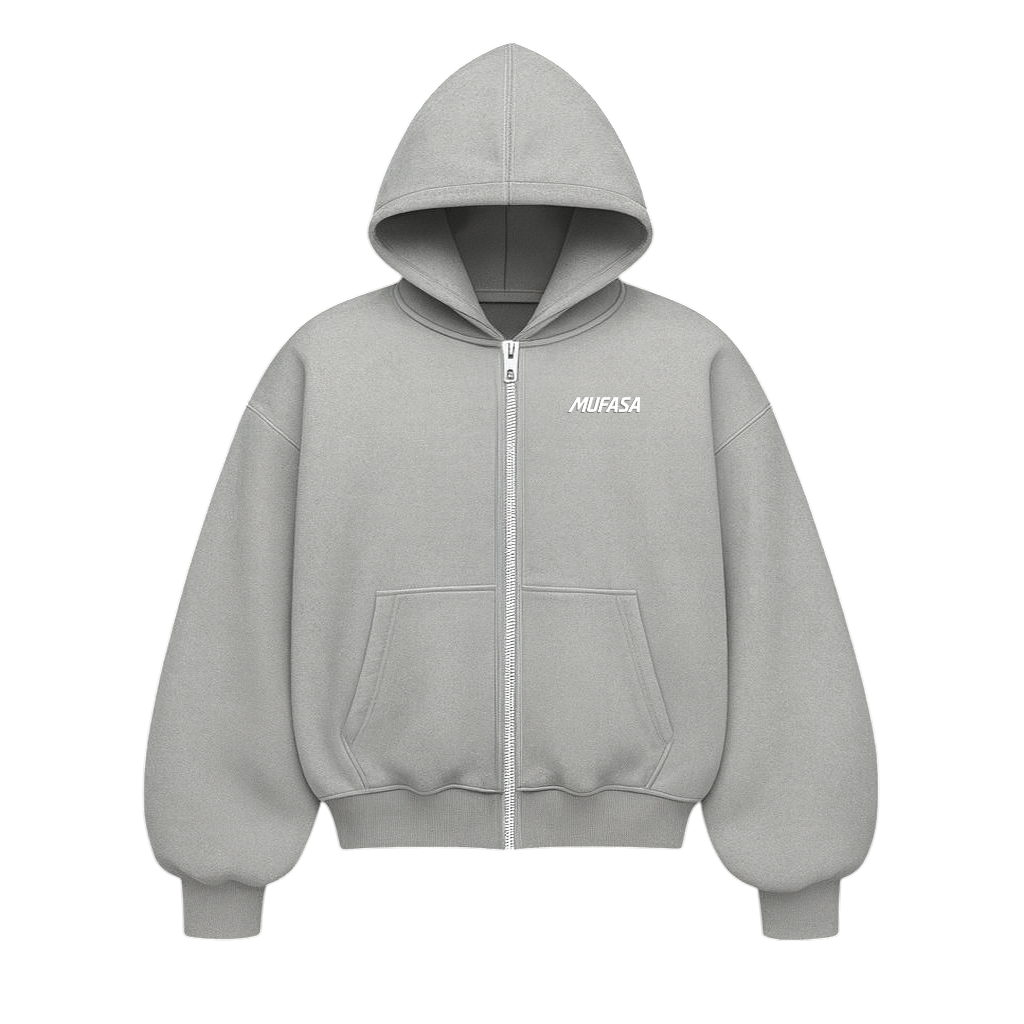 MUFASA GRAY ZIPPER