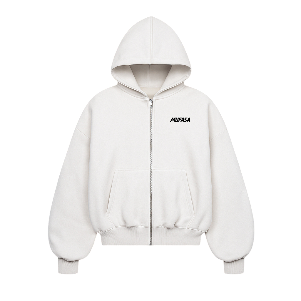 MUFASA  OFFWHITE  ZIPPER